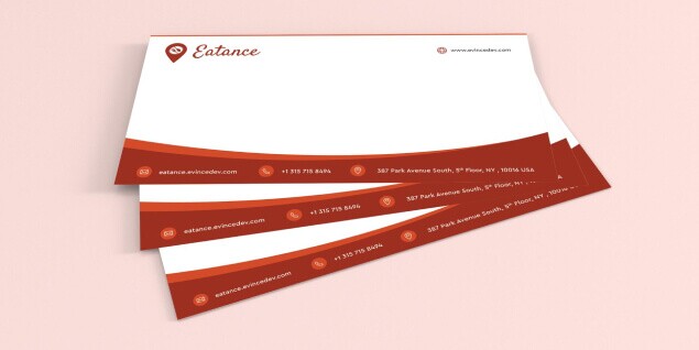 Envelope Template Free Download brown color