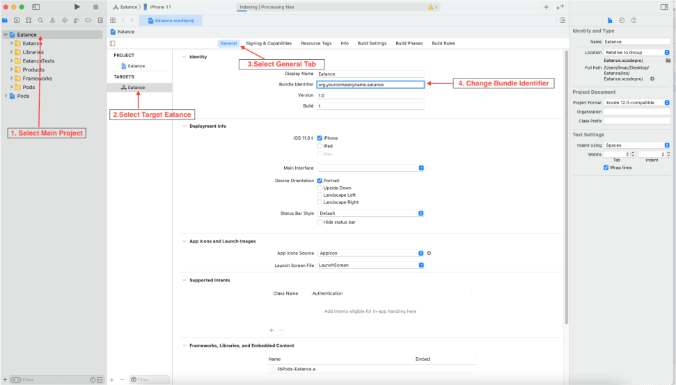 app bundle identifier
