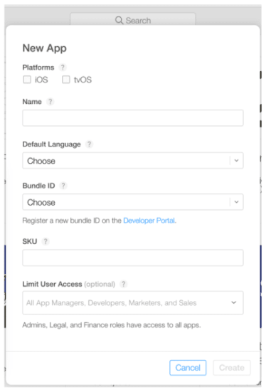 Create a Release Build in ios food app