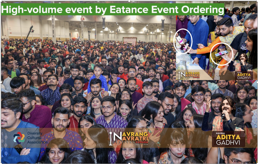 Navratri celebration powered by Eatance Event Ordering