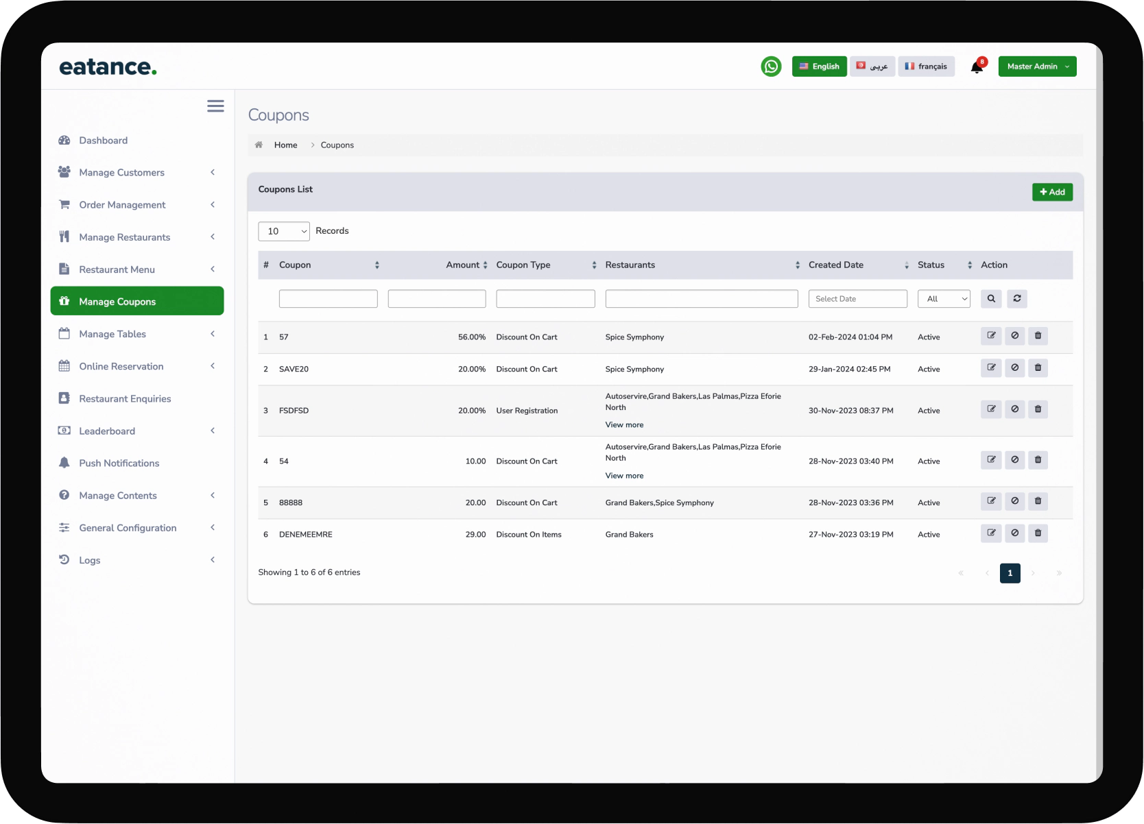 Coupon & Offer Management