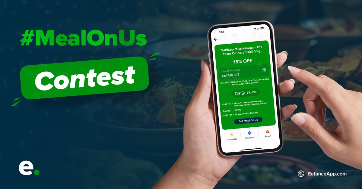 How to Win a Month of Meals with Eatance “Meal On Us” Contest