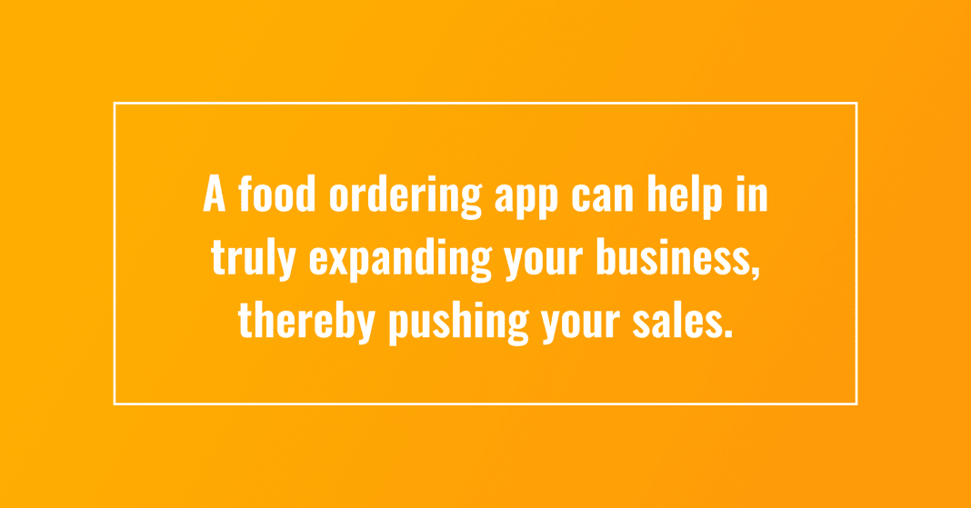 food ordering app