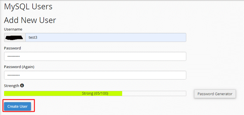 Adding New Users in MySQL Users