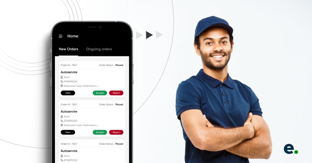 food delivery app - driver app