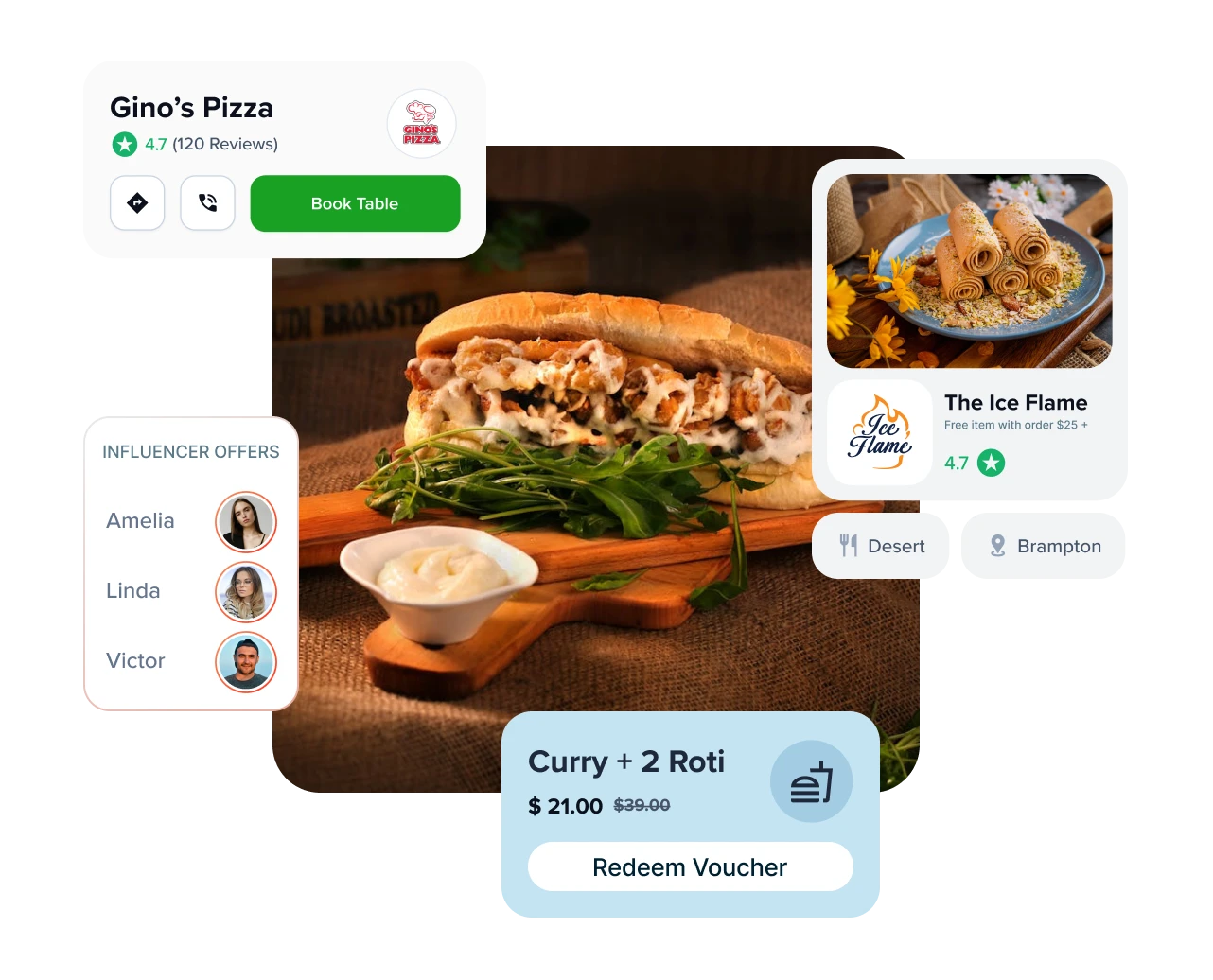 restaurant dining table booking food deals app