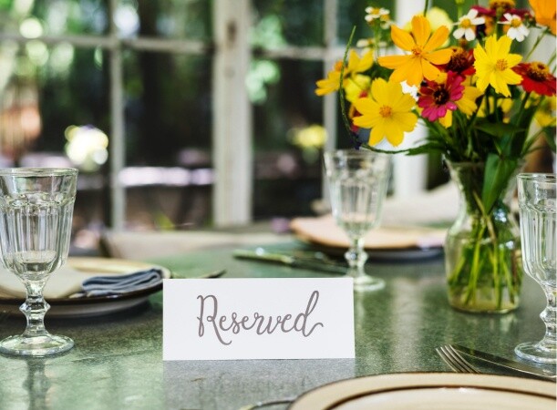 restaurant table booking app