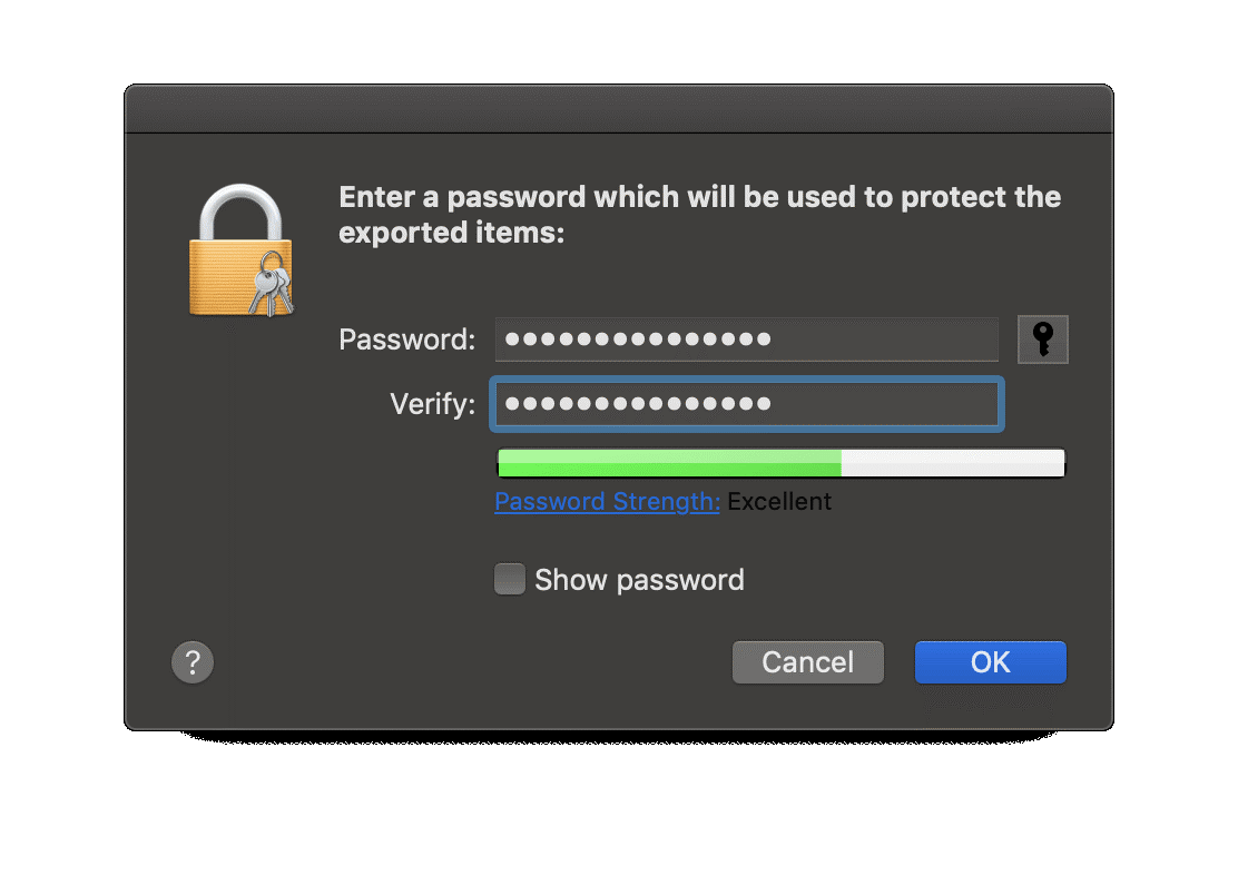 Enter Password Dialog