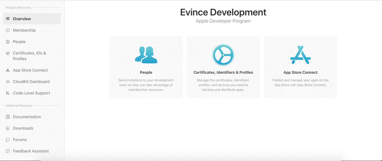 Apple Developer Portal