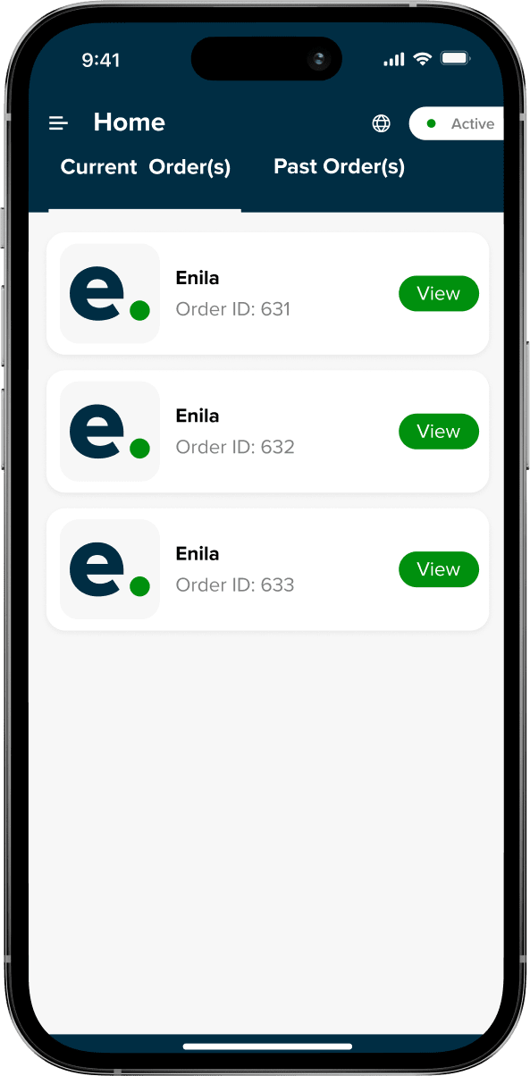 current order in multi restaurant online food ordering system