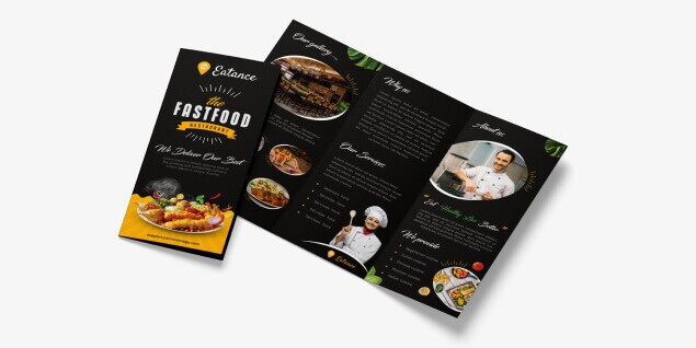Brochure Templates Free Download Black colour