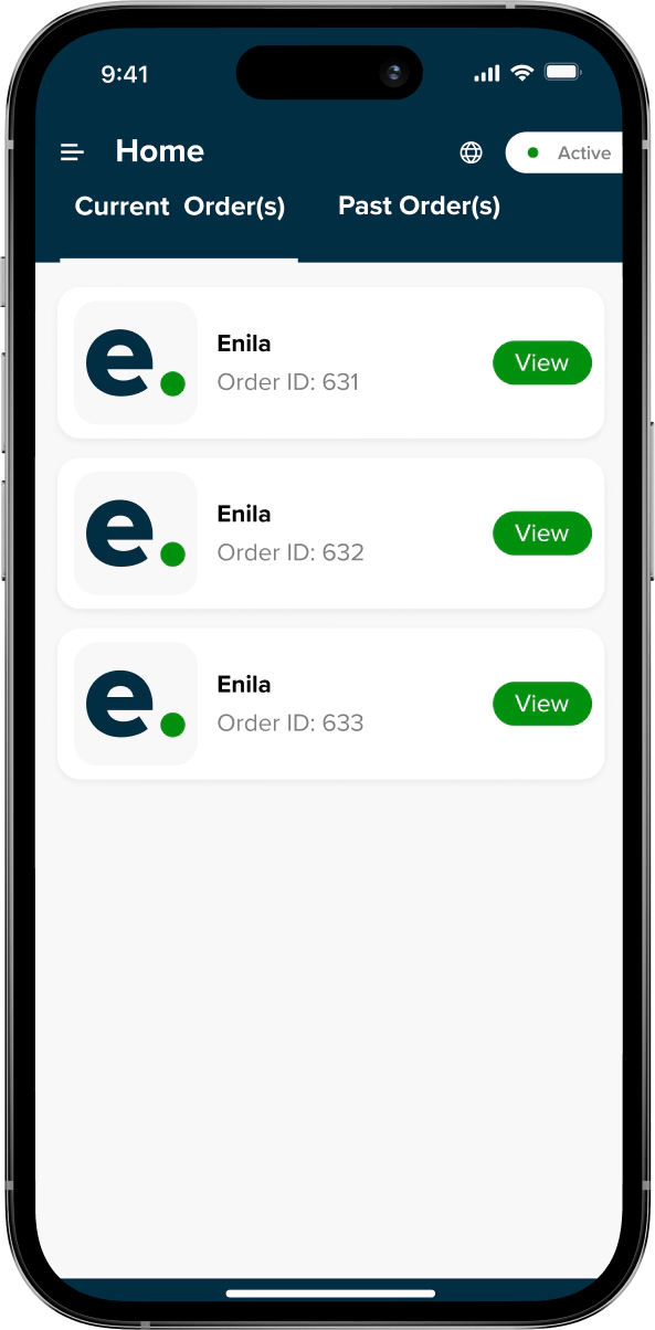 current order in multi restaurant online food ordering system