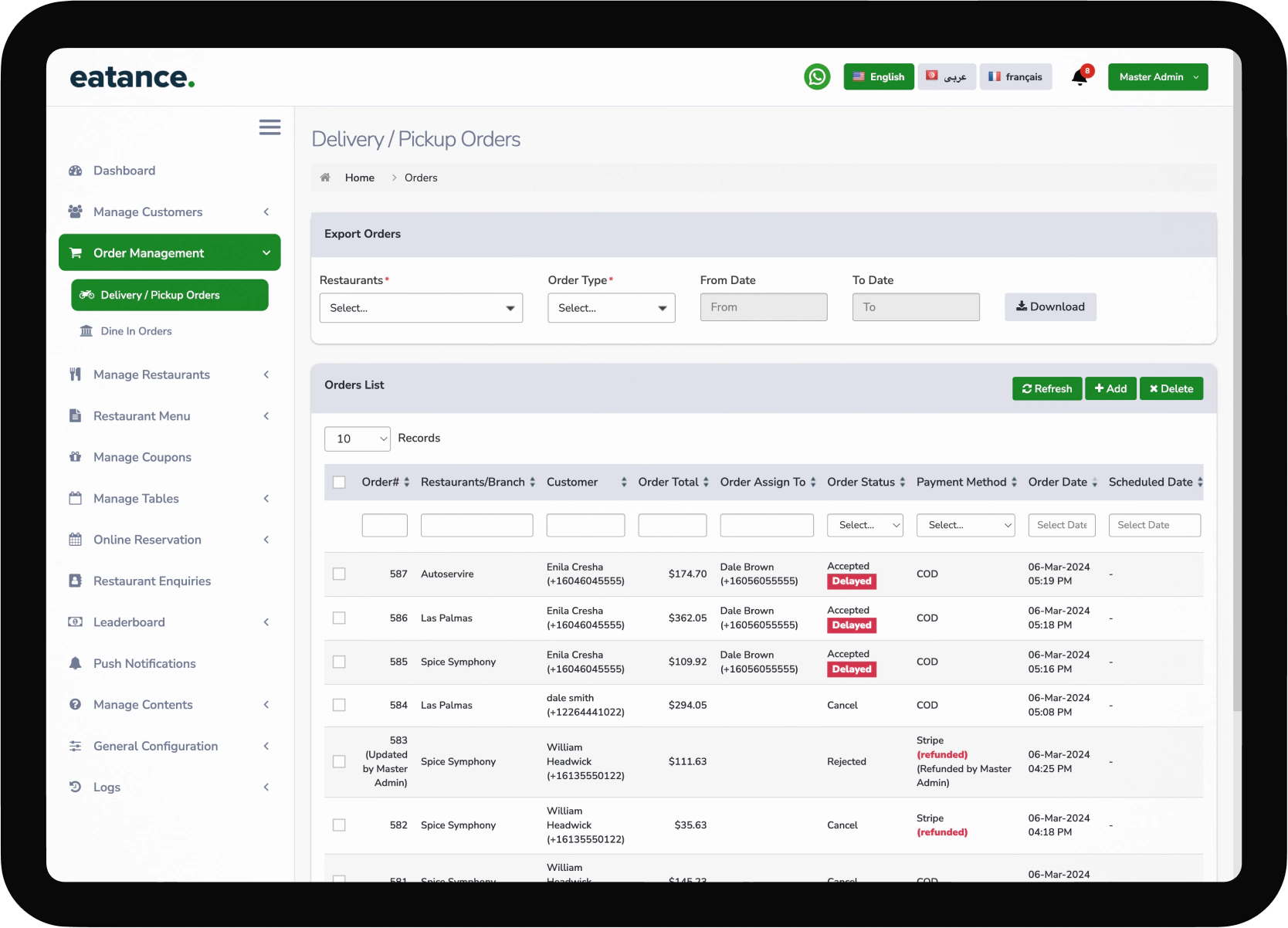 Order Management