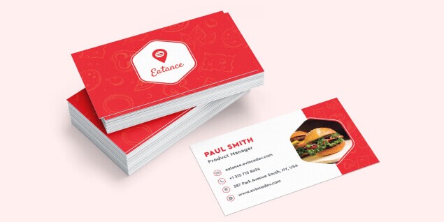Business Card Template Free Download Green colour