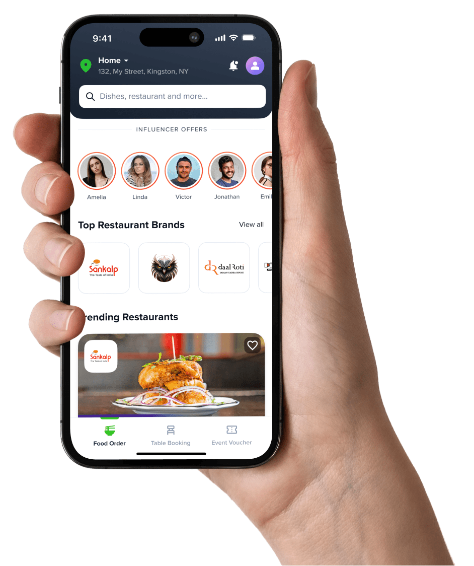 restaurant dining table booking food deals app